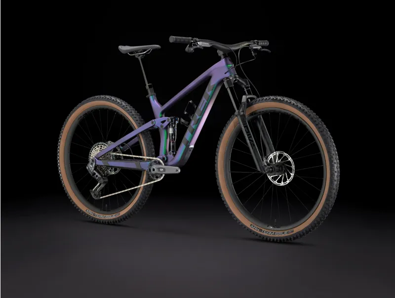 Trek Top Fuel 9.8 GX AXS Full Suspension Mountain Bike 2025 in Matte Emerald Iris-1